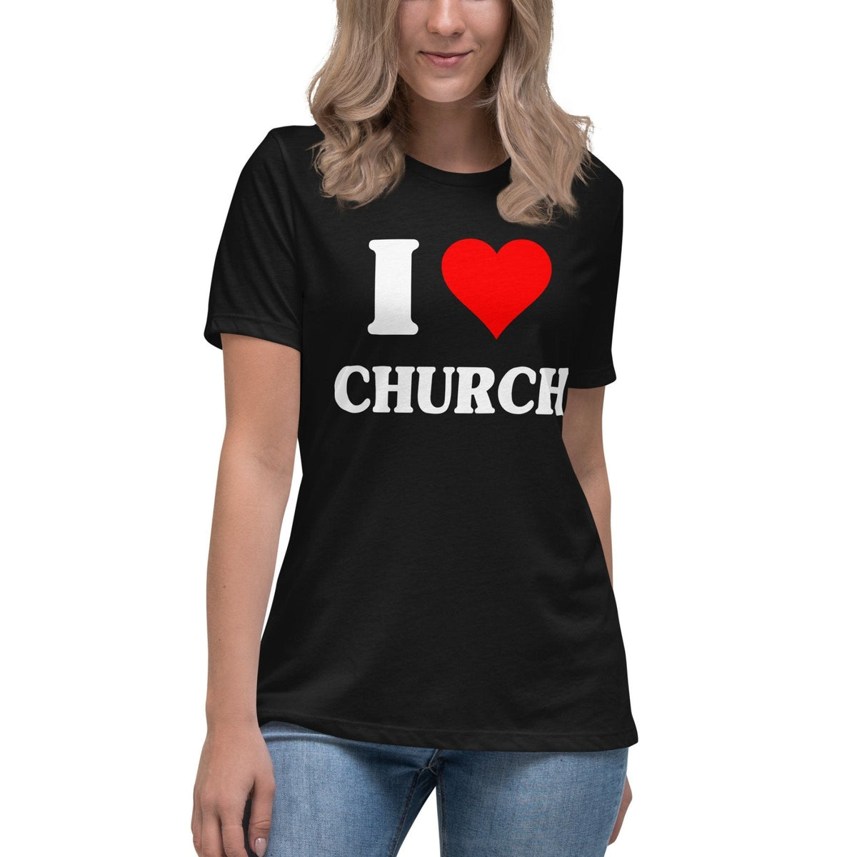 I Love Church Women's Shirt product image 1