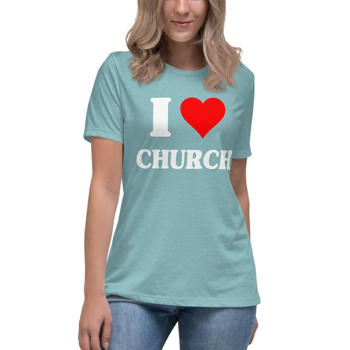I Love Church Women's Shirt product image 6