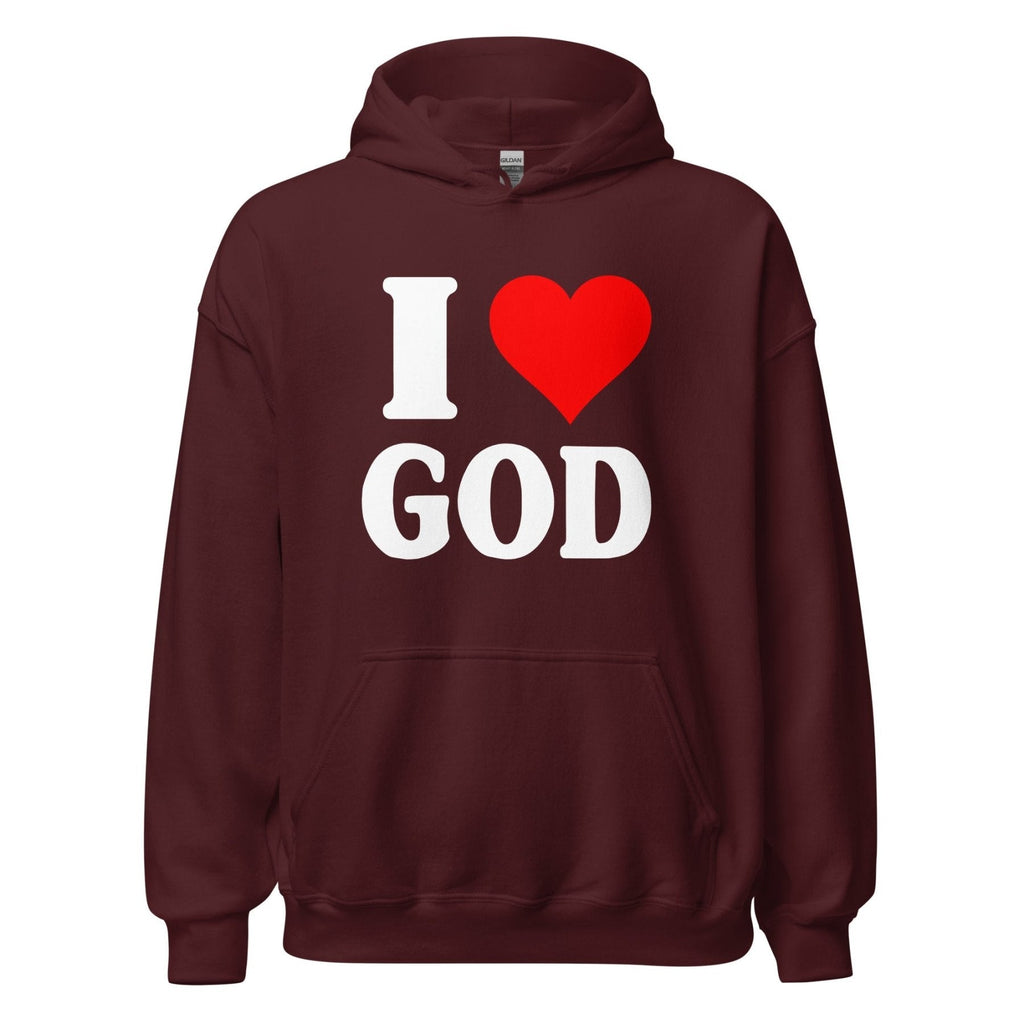 I Love God Hoodie product image 5