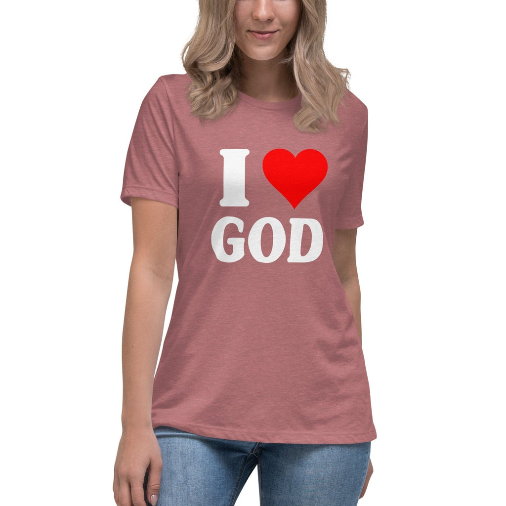 I Love God Women's Shirt product image 5