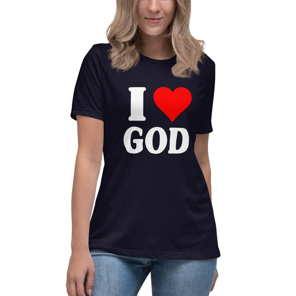 I Love God Women's Shirt product image 1
