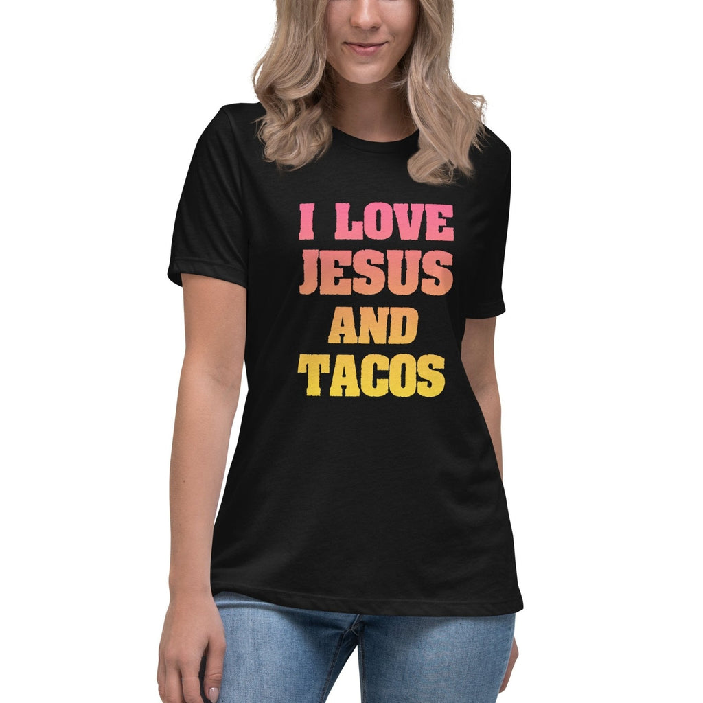 I Love Jesus And Tacos Women's Shirt product image 1