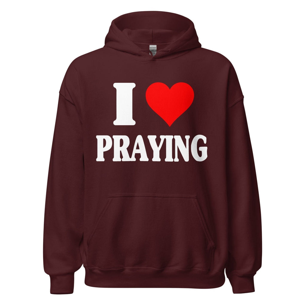 I Love Praying Hoodie product image 5
