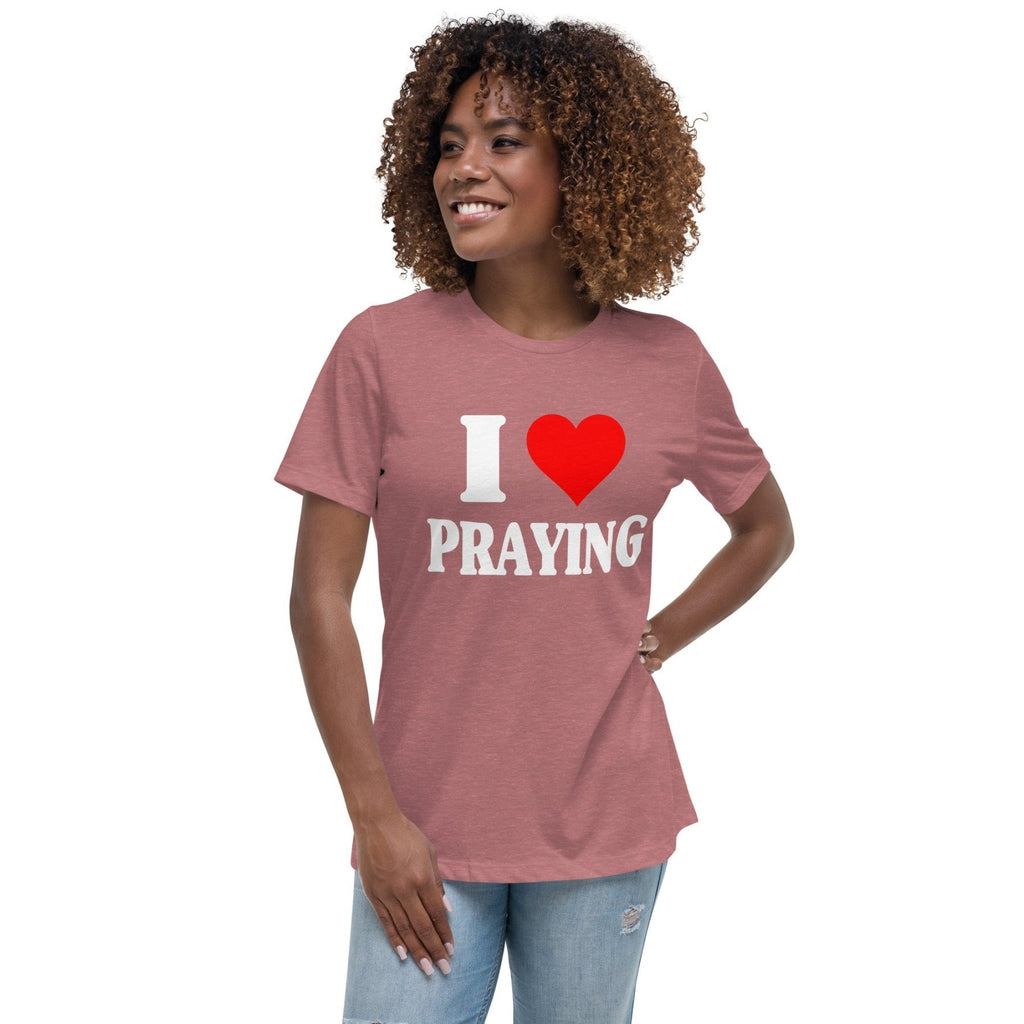 I Love Praying Women's Shirt product image 2