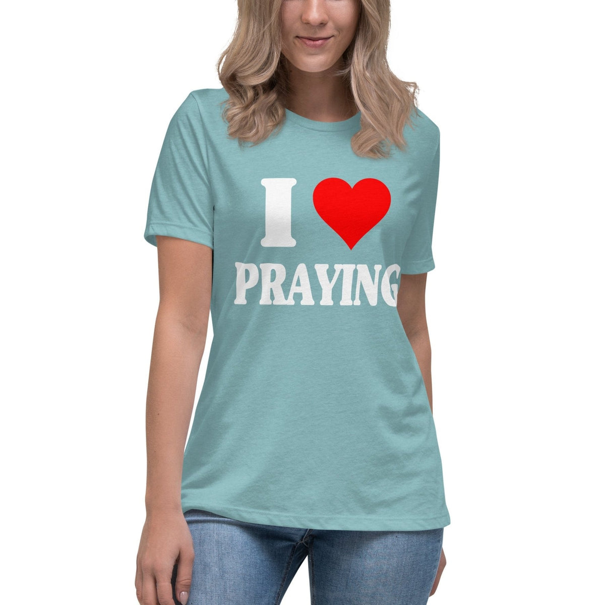 I Love Praying Women's Shirt product image 6