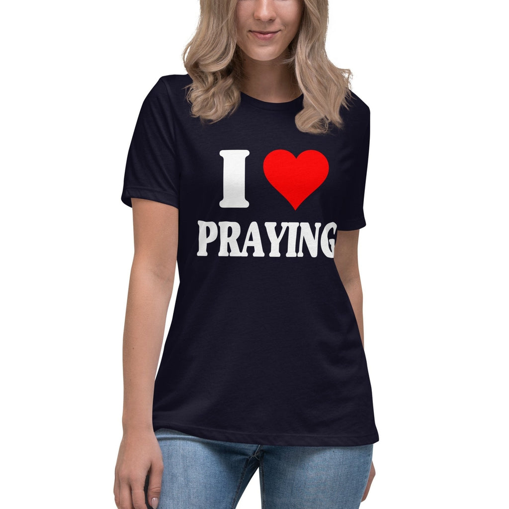 I Love Praying Women's Shirt product image 3