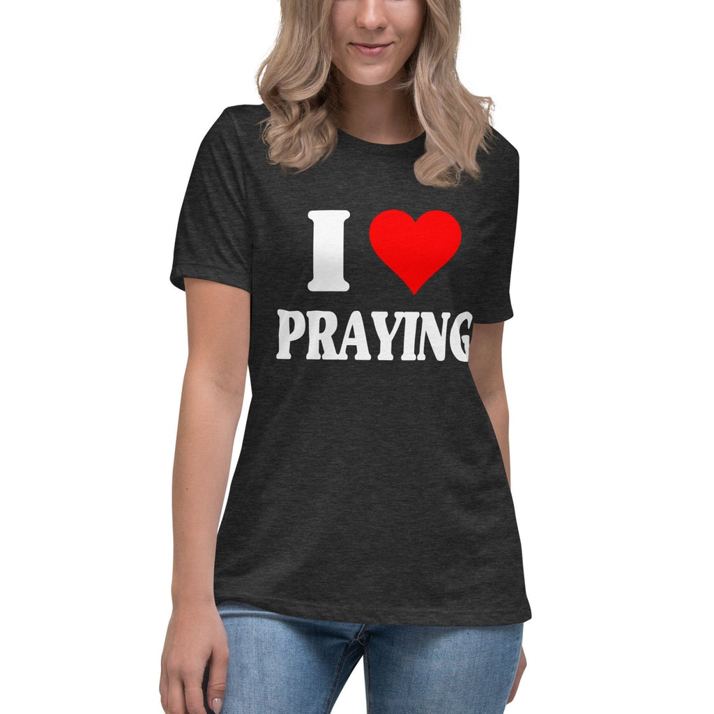 I Love Praying Women's Shirt product image 5