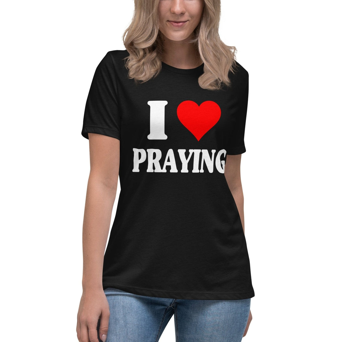 I Love Praying Women's Shirt product image 4