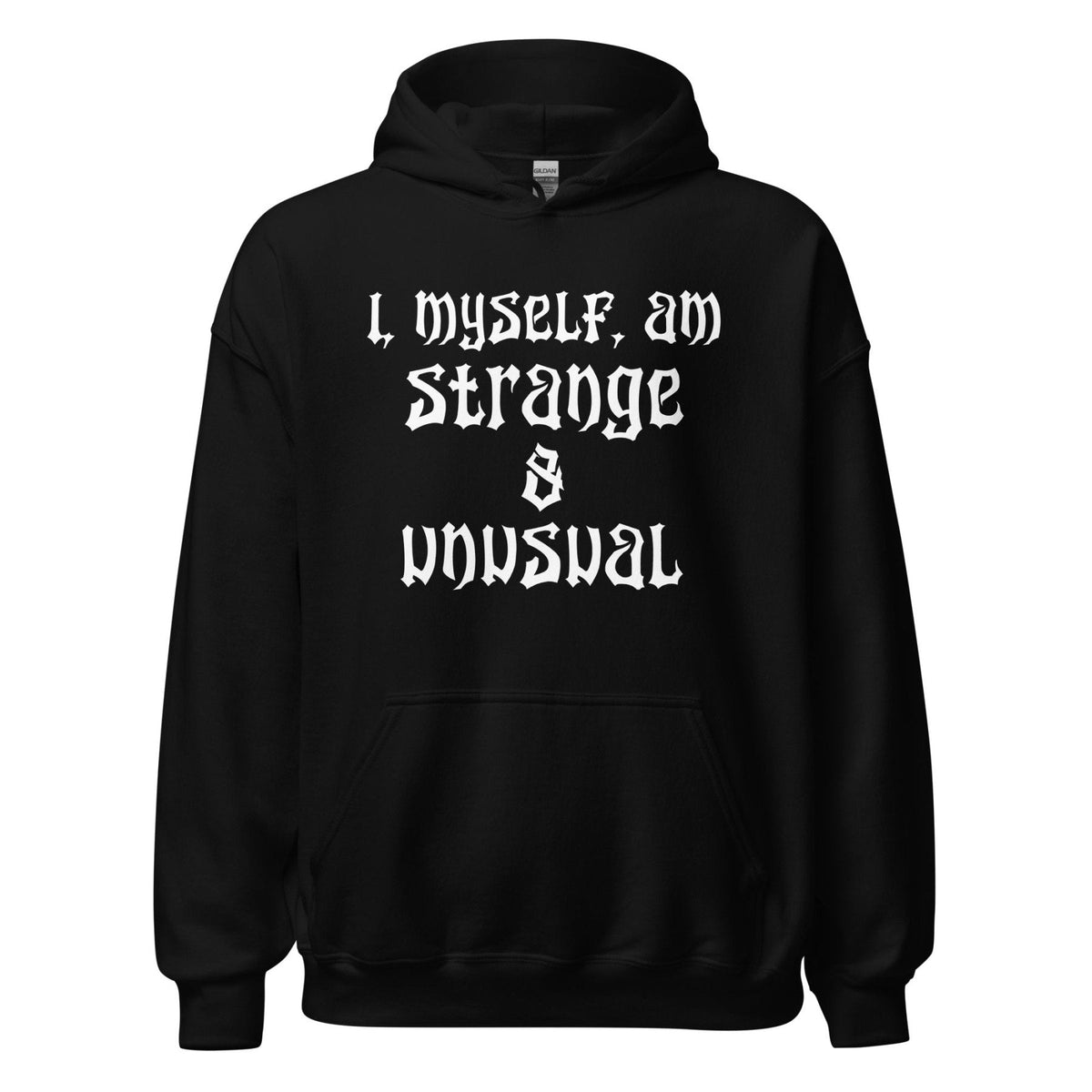 I Myself Am Strange and Unusual Hoodie product image 1