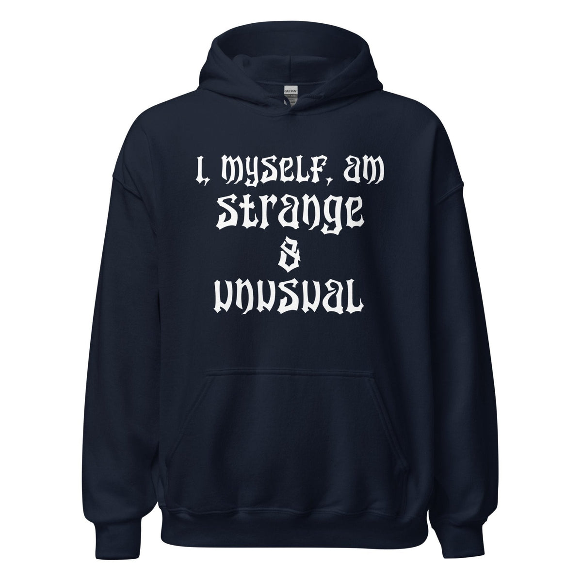 I Myself Am Strange and Unusual Hoodie product image 4