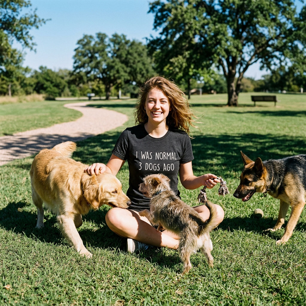 I Was Normal 3 Dogs Ago Women's T Shirt product image 2