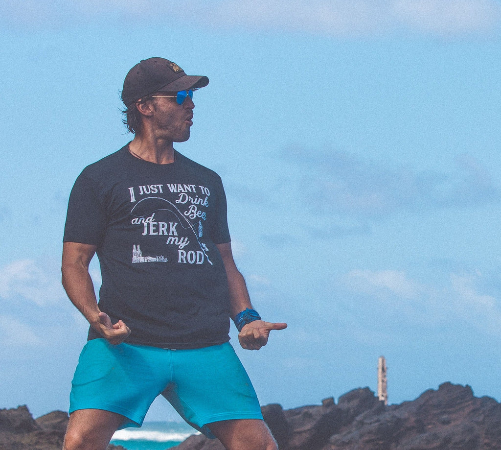 I Just Want To Drink Beer And Jerk My Rod Men's T Shirt product image 4