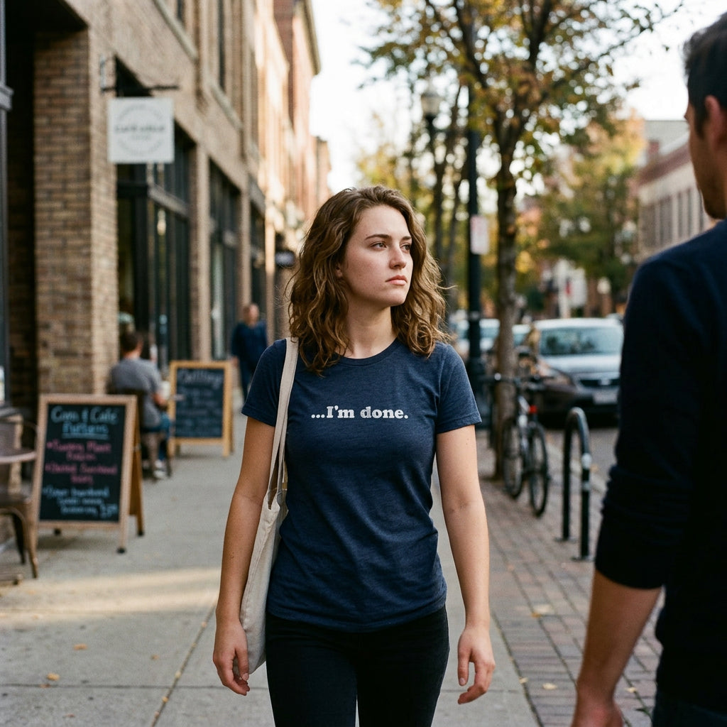 …I'm Done Women's T Shirt product image 2