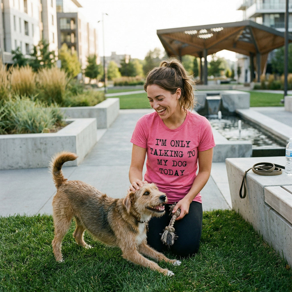 Only Talking To My Dog Today Women's T Shirt product image 21