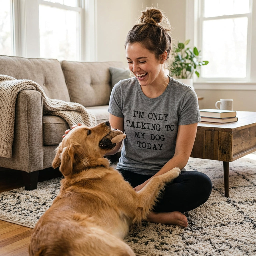 Only Talking To My Dog Today Women's T Shirt product image 7