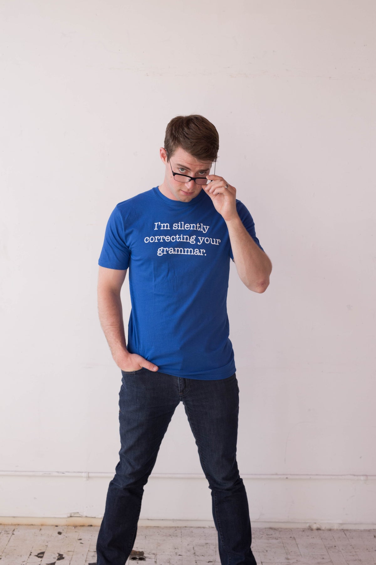I'm Silently Correcting Your Grammar Men's T Shirt product image 2