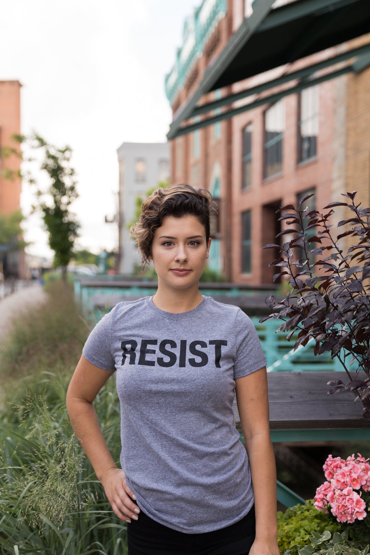 Womens Resist T Shirts Political Anti Authority Protest product image 6