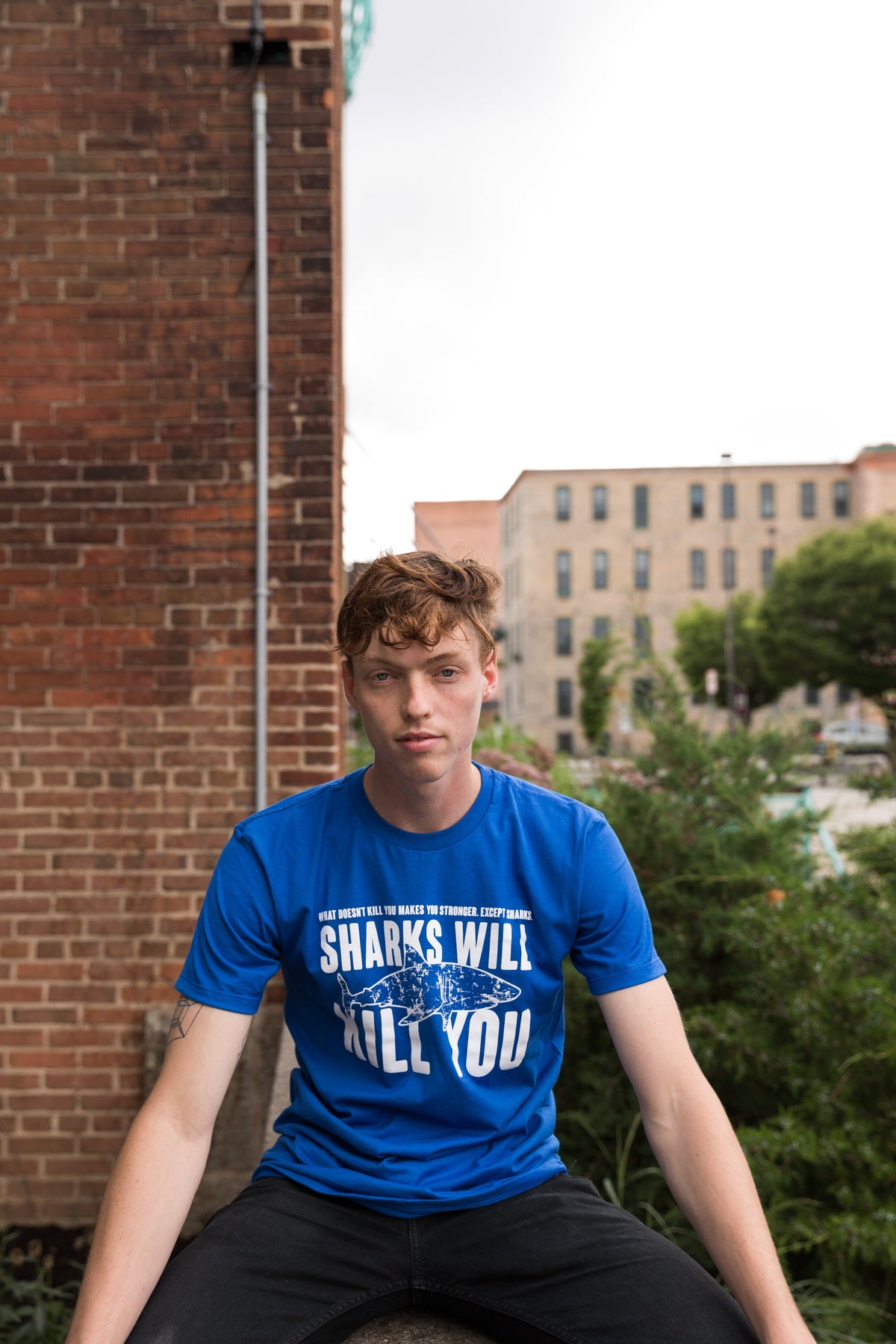 Sharks Will Kill You Men's T Shirt product image 2