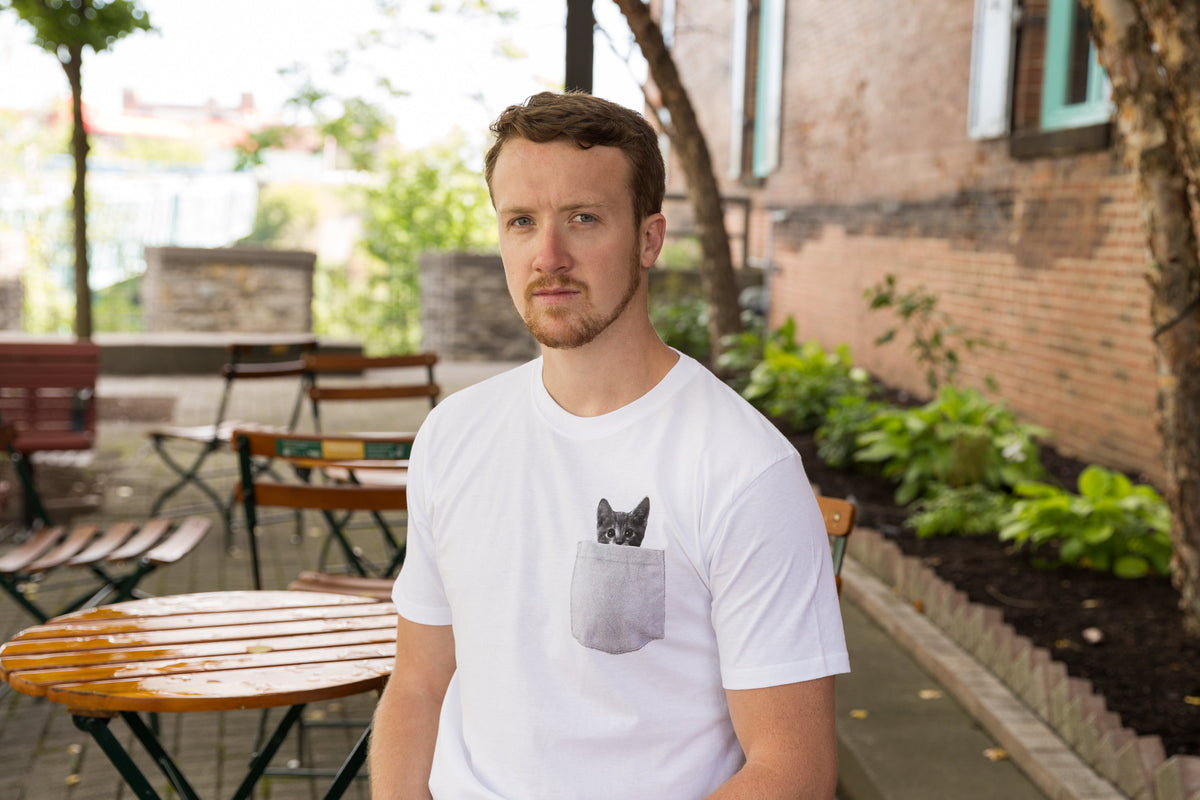 Pocket Cat Men's T Shirt product image 5