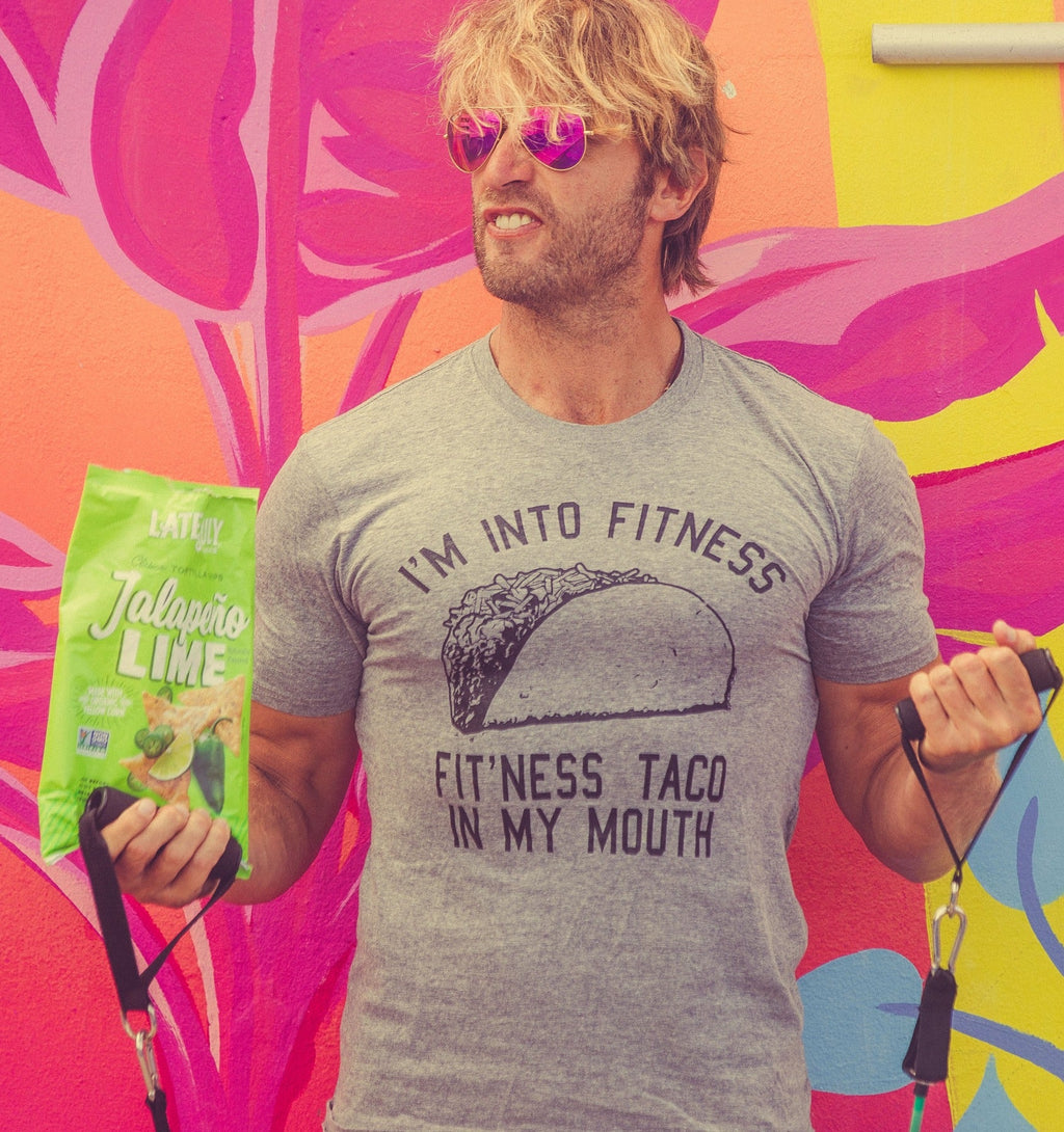 Fitness Taco In My Mouth Men's T Shirt product image 2