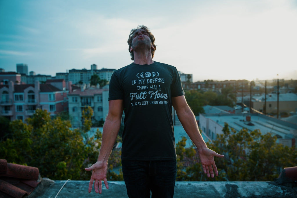 In My Defense There Was A Full Moon Men's T Shirt product image 4