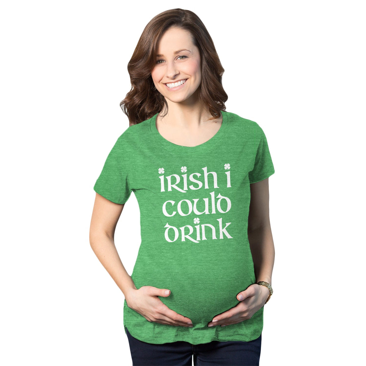 Irish I Could Drink Maternity T Shirt product image 5