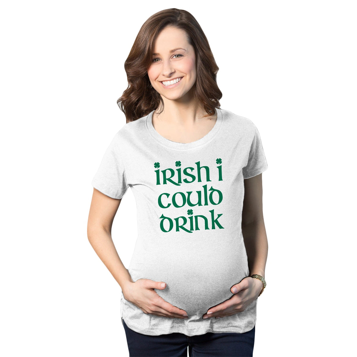 Irish I Could Drink Maternity T Shirt product image 7