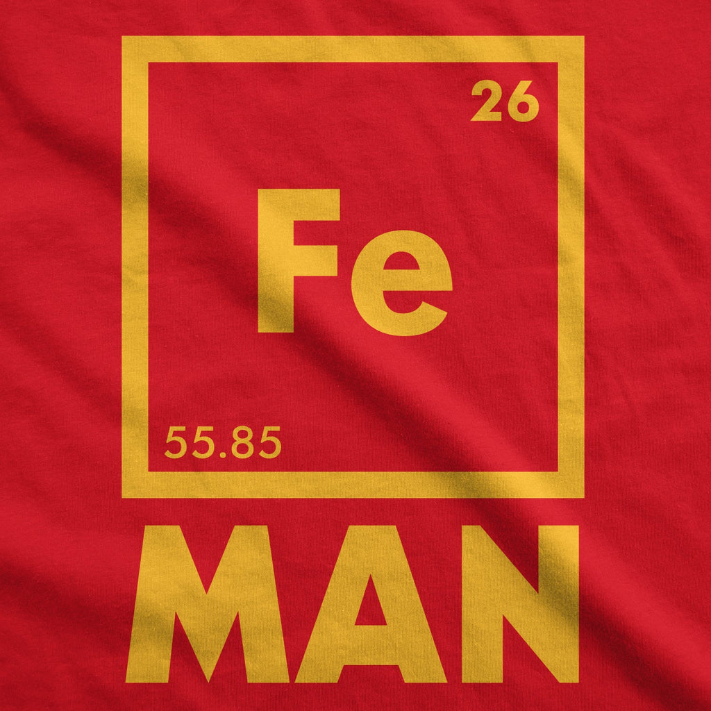 Chemical Element For Iron Man Men's T Shirt product image 3