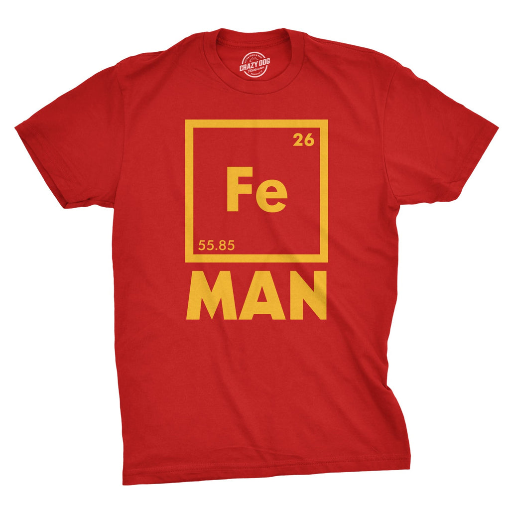 Chemical Element For Iron Man Men's T Shirt product image 6