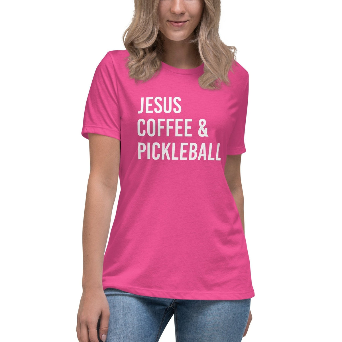 Jesus Coffee And Pickleball Women's Shirt product image 1