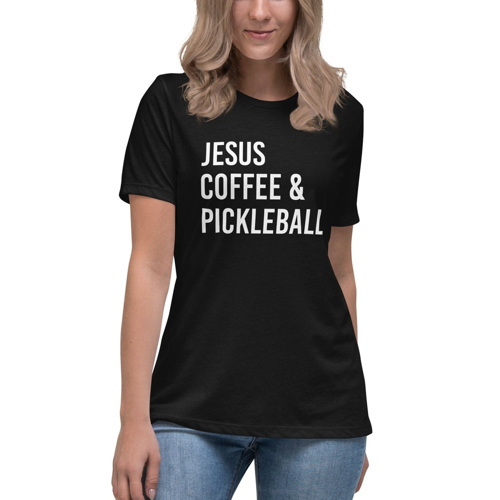 Jesus Coffee And Pickleball Women's Shirt product image 4