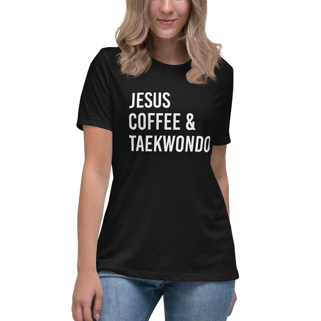 Jesus Coffee And Taekwondo Women's Shirt product image 4