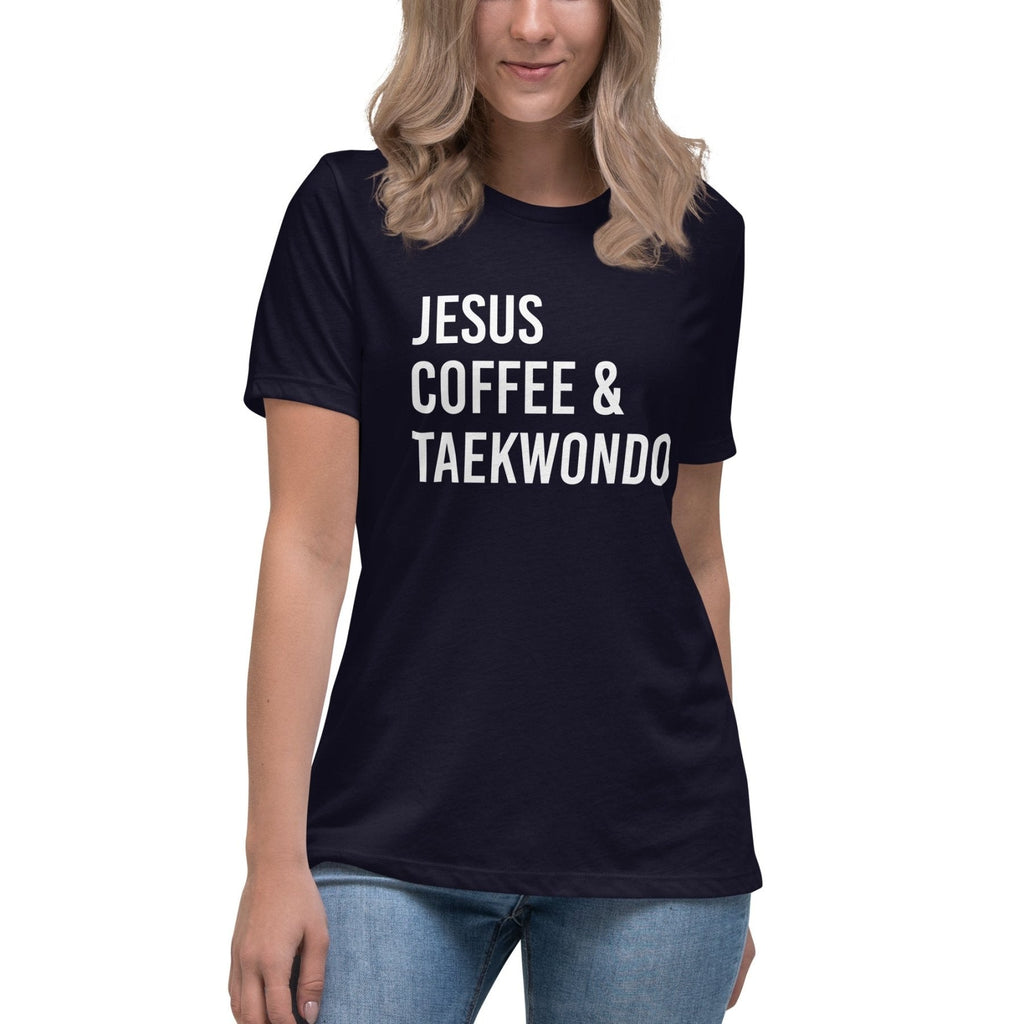 Jesus Coffee And Taekwondo Women's Shirt product image 3