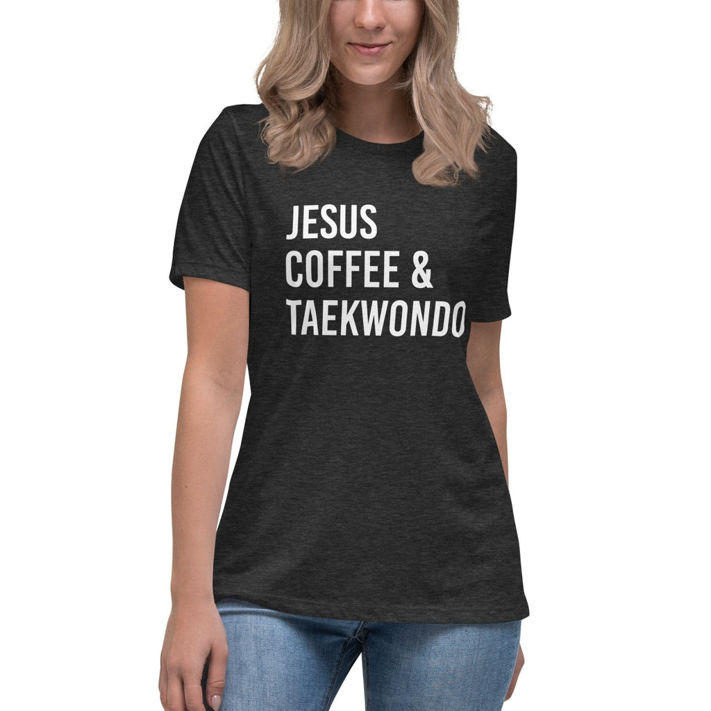 Jesus Coffee And Taekwondo Women's Shirt product image 5