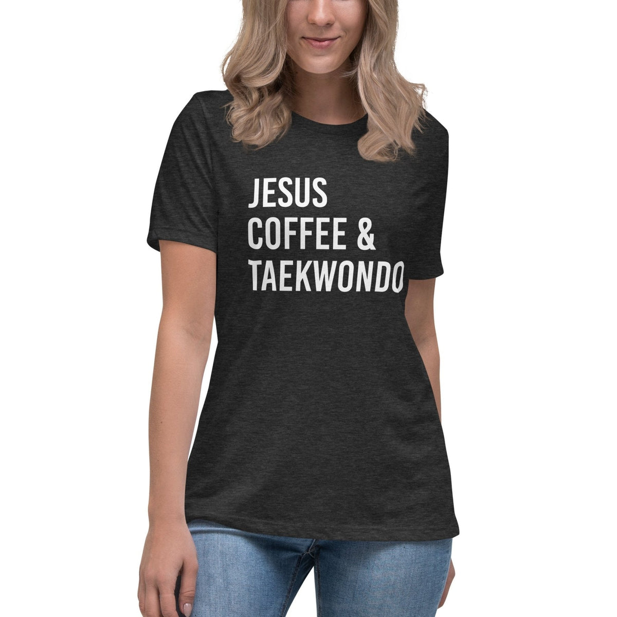 Jesus Coffee And Taekwondo Women's Shirt product image 5