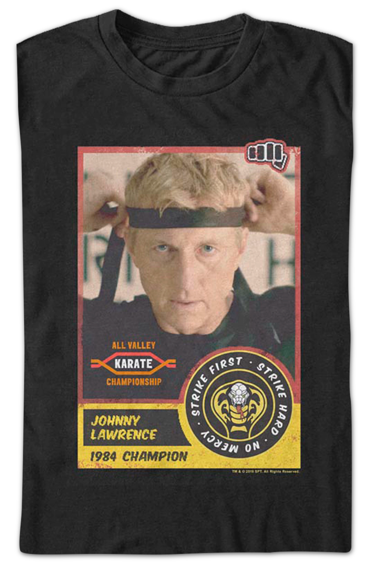 Johnny Lawrence Trading Card Cobra Kai T-Shirt product image 1