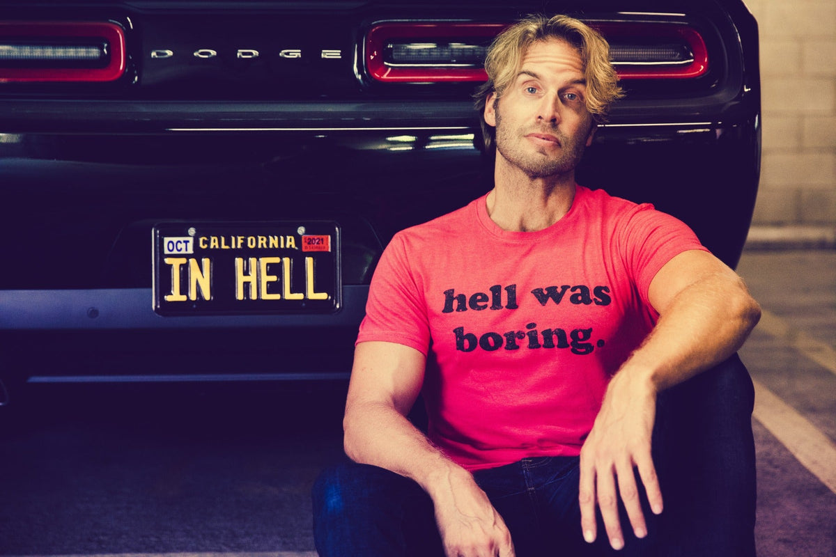 Hell Was Boring Men's T Shirt product image 2