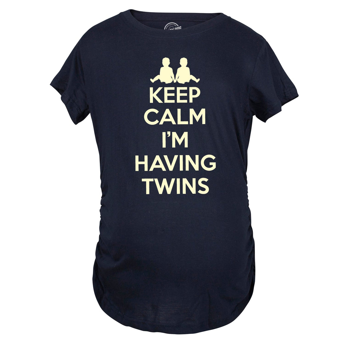 Keep Calm I'm Having Twins Maternity T Shirt product image 3