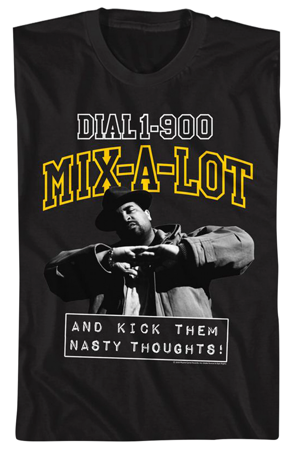 Kick Them Nasty Thoughts Sir Mix-a-Lot Shirt product image 2
