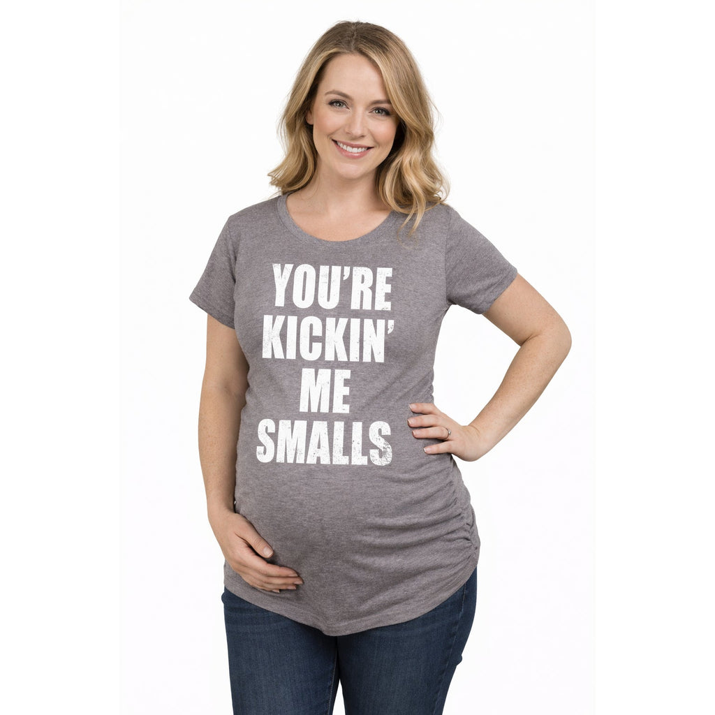 Kickin’ Me Smalls Maternity T Shirt product image 5