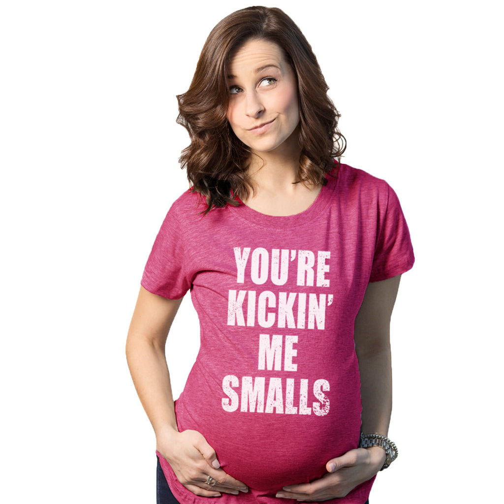 Kickin’ Me Smalls Maternity T Shirt product image 7