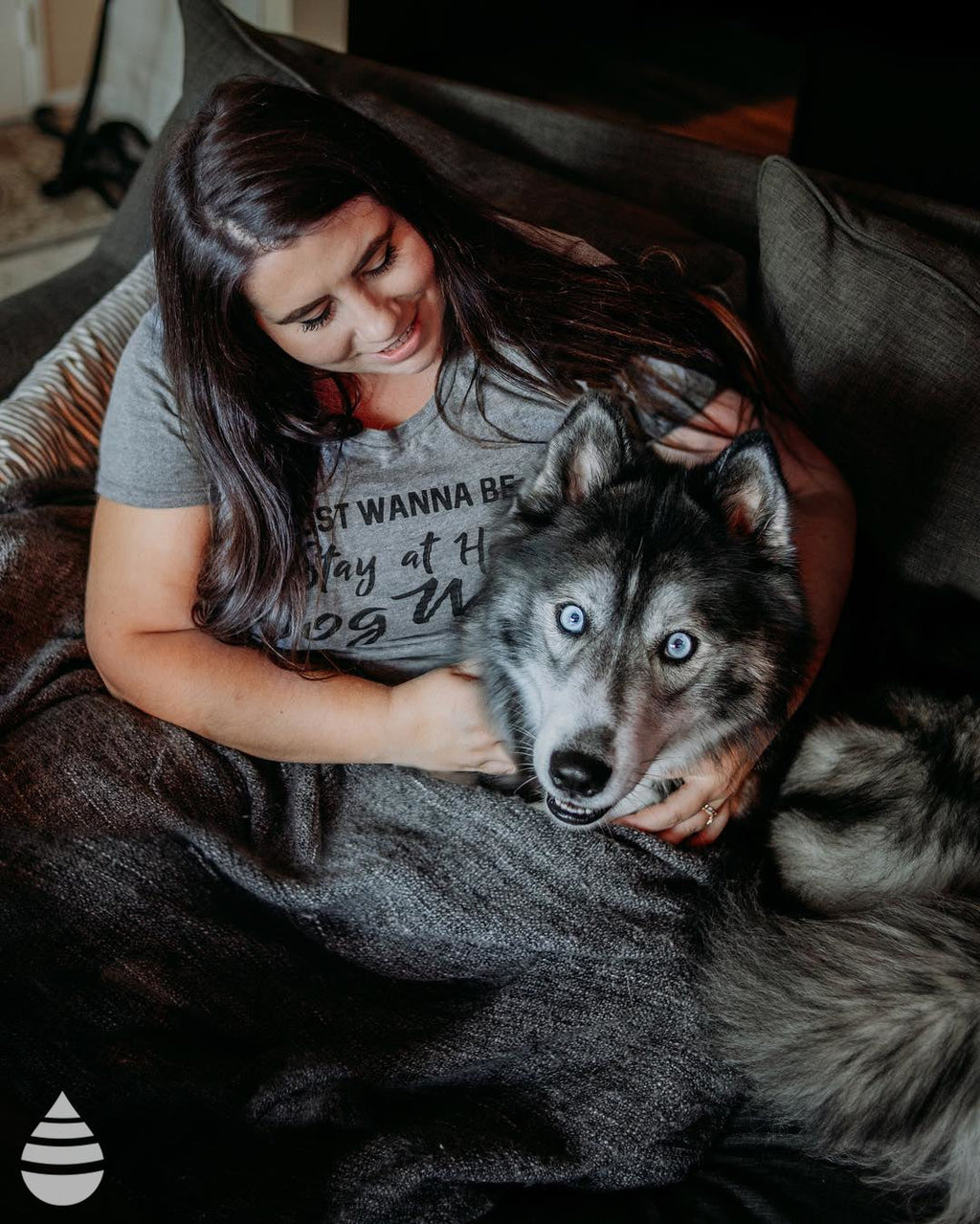 I Just Want To Be A Stay At Home Dog Mom Women's T Shirt product image 2