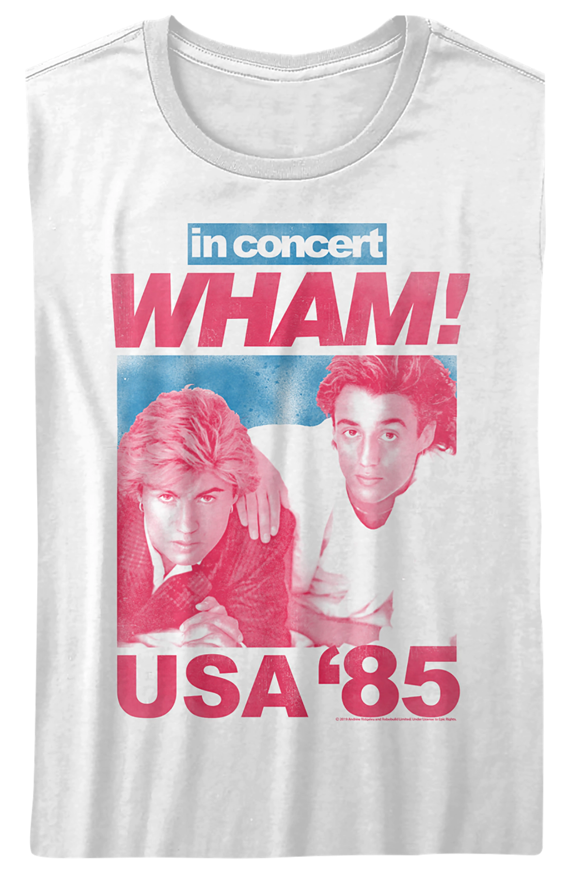 Womens '85 USA Concert Wham Shirt product image 1