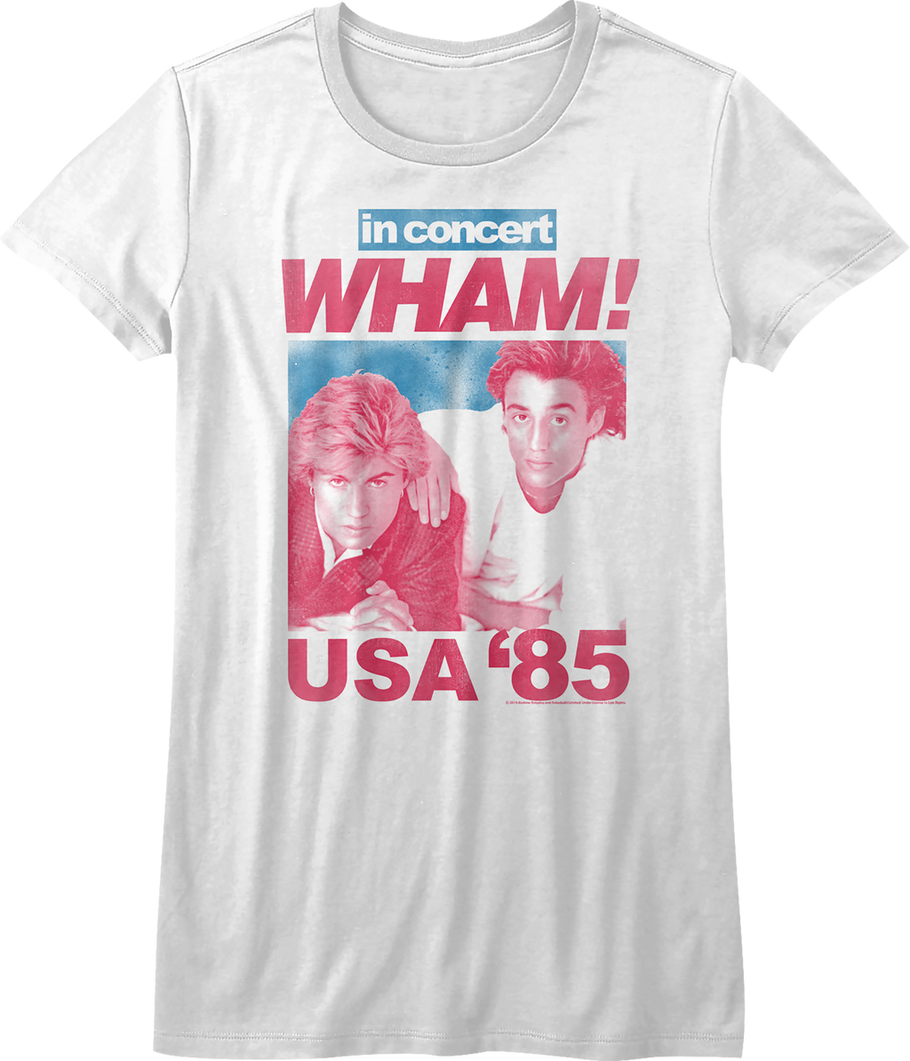 Womens '85 USA Concert Wham Shirt product image 2