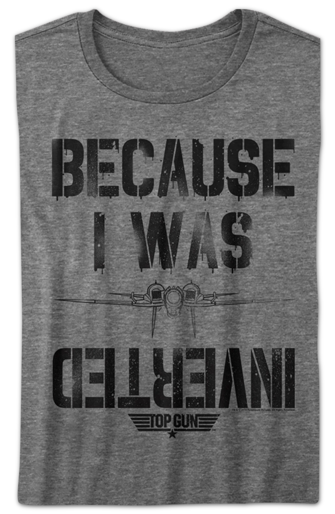 Womens I Was Inverted Top Gun Shirt product image 2