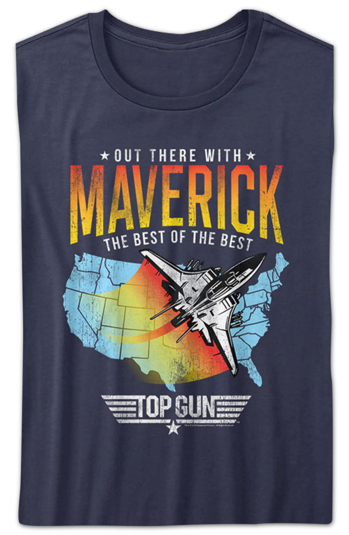 Womens Out There With Maverick Top Gun Shirt product image 2