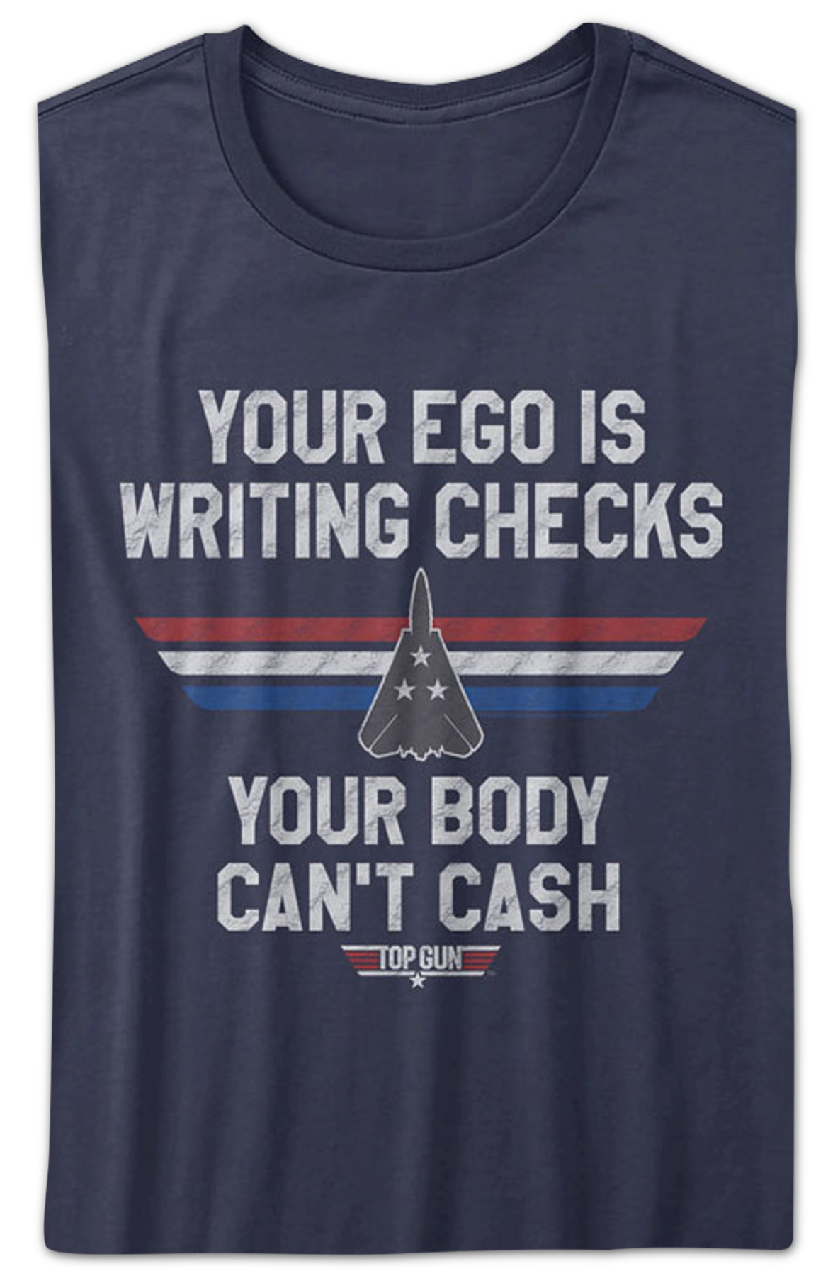 Womens Writing Checks Top Gun Shirt product image 2