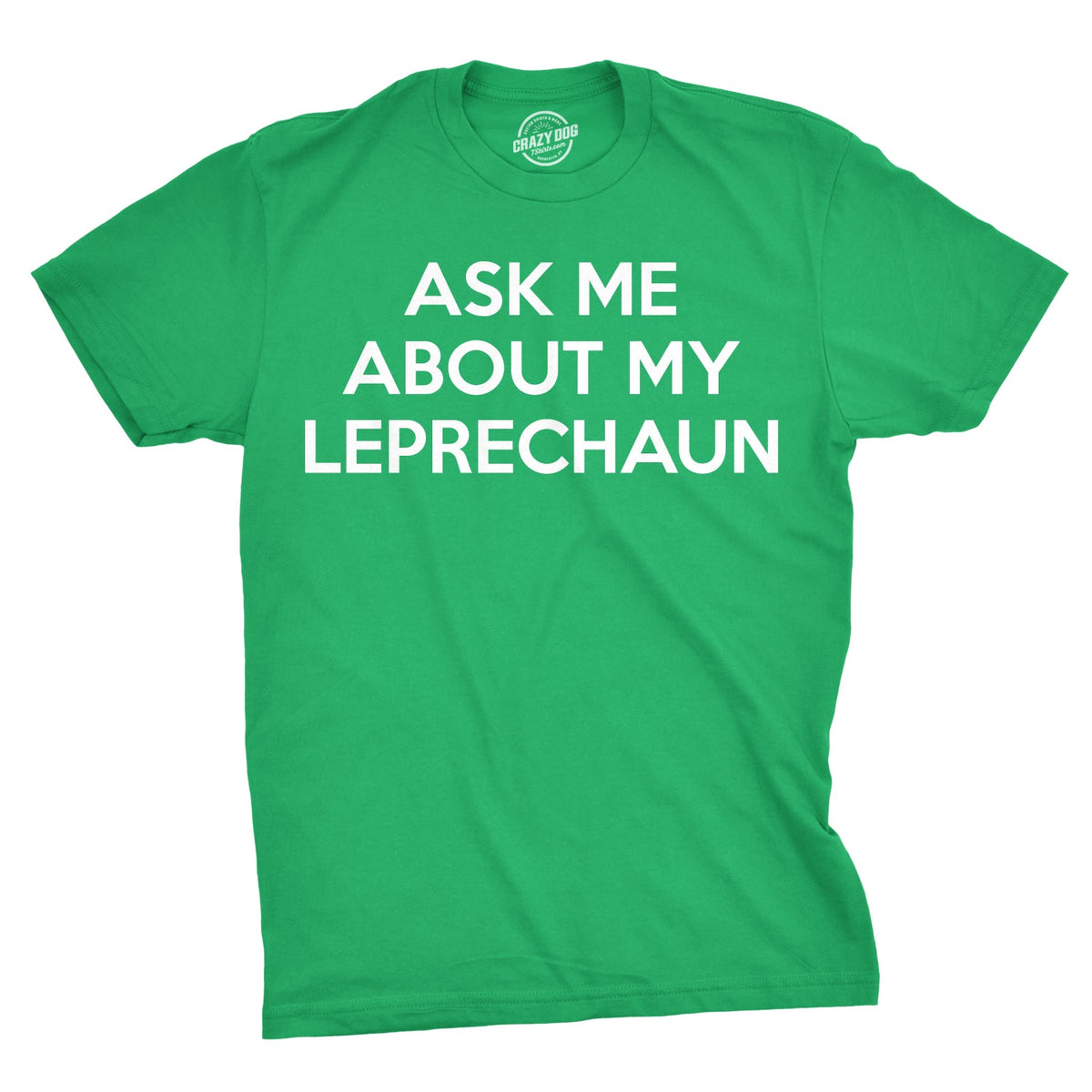 Ask Me About My Leprechaun Flip Men's T Shirt product image 3