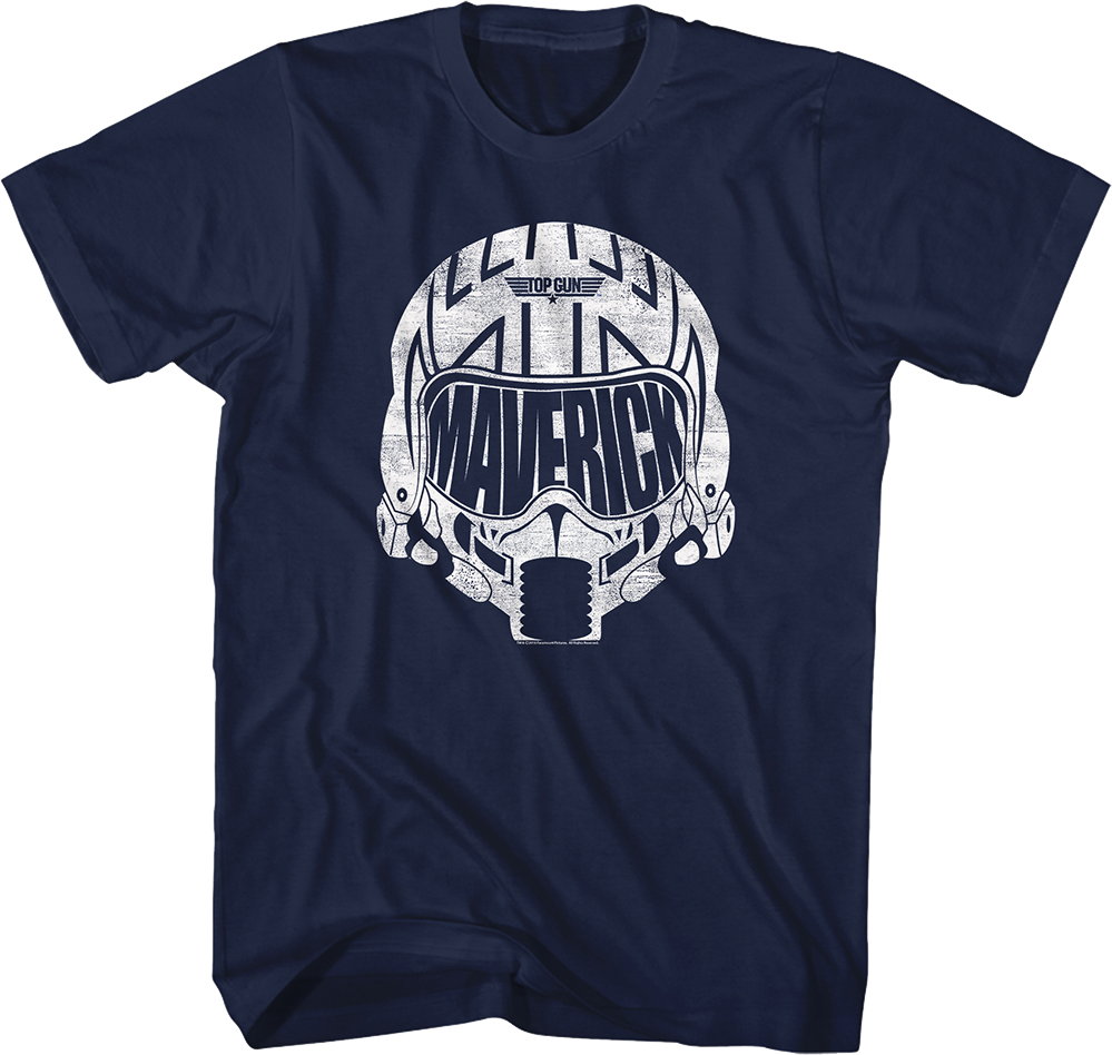Maverick's Flight Helmet Top Gun T-Shirt product image 1