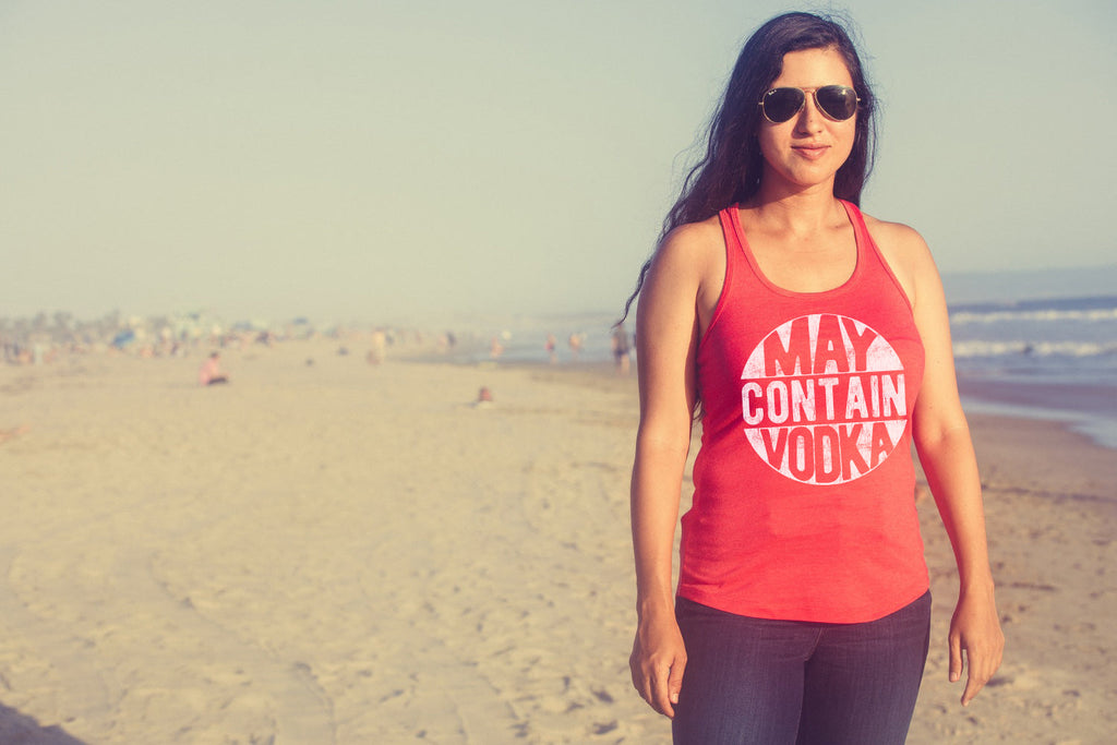 May Contain Vodka Women's Tank Top